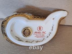 Royal Crown Derby Paperweight. Aquatic Collection. Ltd Ed. Gold Stop Boxes Cert