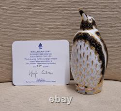 Royal Crown Derby Paperweight. Aquatic Collection. Ltd Ed. Gold Stop Boxes Cert