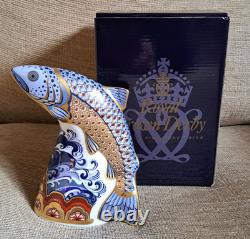 Royal Crown Derby Paperweight. Aquatic Collection. Ltd Ed. Gold Stop Boxes Cert