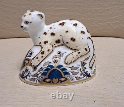 Royal Crown Derby Paperweight. Bengal Tigers & Leopard. Gold Stop. Boxes. Ltd Ed