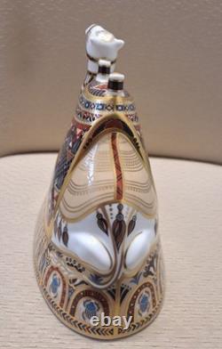 Royal Crown Derby Paperweight. Camel. MAGNIFICENT! Gold Stopper