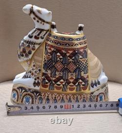 Royal Crown Derby Paperweight. Camel. MAGNIFICENT! Gold Stopper