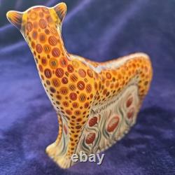 Royal Crown Derby Paperweight,'Cheetah', 2006, #60719, Boxed