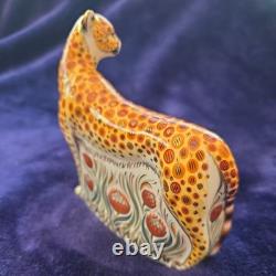 Royal Crown Derby Paperweight,'Cheetah', 2006, #60719, Boxed