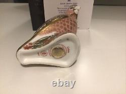 Royal Crown Derby Paperweight Cockatoo Special Edition 2500 Brand New Box & Cert