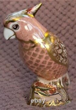 Royal Crown Derby Paperweight Cockatoo Special Edition 2500 Brand New Box & Cert