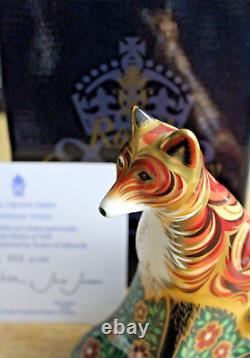 Royal Crown Derby Paperweight Devonian Vixen 1st Quality Ltd Edition