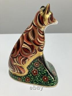 Royal Crown Derby Paperweight Devonian Vixen Gold Stopper 349/1500 Limited Ed