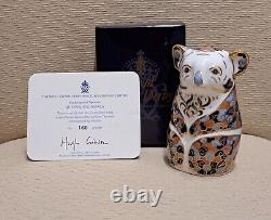 Royal Crown Derby Paperweight. Endangered Species Collection. Gold Stop Box Cert