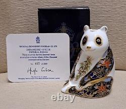 Royal Crown Derby Paperweight. Endangered Species Collection. Gold Stop Box Cert