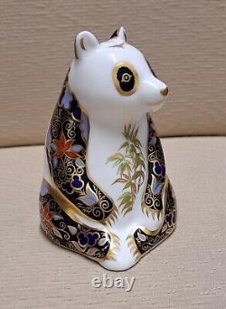 Royal Crown Derby Paperweight. Endangered Species Collection. Gold Stop Box Cert