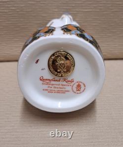 Royal Crown Derby Paperweight. Endangered Species. Gold Stop Box Cert Autograph