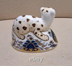 Royal Crown Derby Paperweight. Endangered Species. Gold Stop Box Cert Autograph