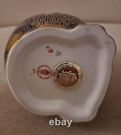 Royal Crown Derby Paperweight Exotic Animals. Gold Stoppers. Box