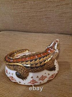 Royal Crown Derby Paperweight Exotic Animals. Gold Stoppers. Box