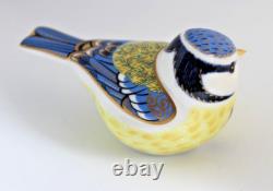Royal Crown Derby Paperweight GARDEN BLUE TIT 1st Quality