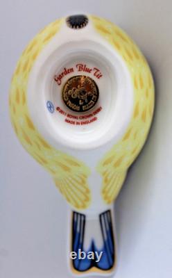 Royal Crown Derby Paperweight GARDEN BLUE TIT 1st Quality