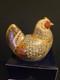 Royal Crown Derby Paperweight Gold Stopper Farmyard Hen Limited Edition