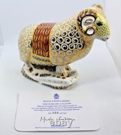 Royal Crown Derby Paperweight Golden Fleece Ram of Colchis Ltd Ed 252 of 750 1st