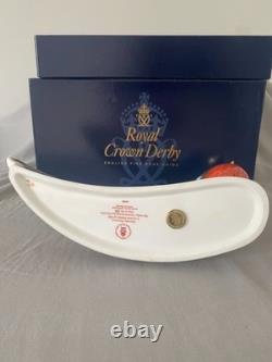 Royal Crown Derby Paperweight Harrods Pheasant Gold Stopper Ltd Edition Boxed