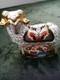 Royal Crown Derby Paperweight Imari Ram With Gold Stopper And Original Box