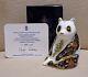 Royal Crown Derby Paperweight Imperial Panda. Gold Stop. Cert. Autograph. Box