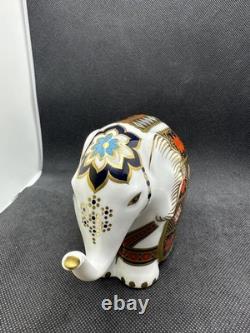 Royal Crown Derby Paperweight Infant Imari Elephant 1992