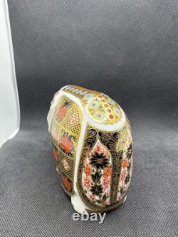 Royal Crown Derby Paperweight Infant Imari Elephant 1992