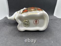 Royal Crown Derby Paperweight Infant Imari Elephant 1992