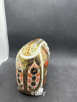 Royal Crown Derby Paperweight Infant Imari Elephant 1992