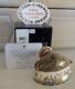 Royal Crown Derby Paperweight Jubilee Black Swan Gold Stopper, Boxed, Cert