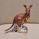 Royal Crown Derby Paperweight. Kangaroo & Joey. Ltd Ed. Gold Stopper