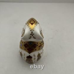Royal Crown Derby Paperweight LIMITED EDITION NEW YEAR MOUSE GOLD, BOX & CERT