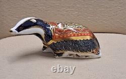 Royal Crown Derby Paperweight. Leicester Fox & Moonlight Badger Ltd Ed