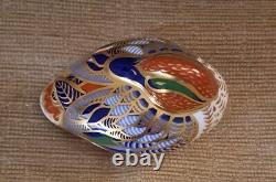 Royal Crown Derby Paperweight Mandarin Duck & Teal Gold Stop Limited Edition Box