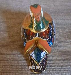 Royal Crown Derby Paperweight Mandarin Duck & Teal Gold Stop Limited Edition Box