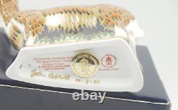 Royal Crown Derby Paperweight Nanny Goat Gold Stopper Brand New Boxed Exclusive