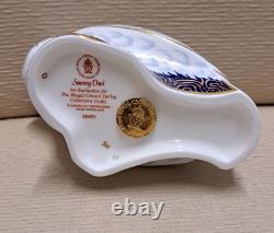 Royal Crown Derby Paperweight Owl Collection. Gold Stop. Ltd Ed. Boxes. Cert