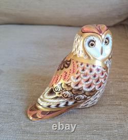 Royal Crown Derby Paperweight Owl Collection. Gold Stop. Ltd Ed. Boxes. Cert