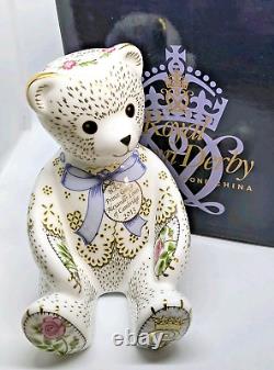 Royal Crown Derby Paperweight Prince George Christening Bear 2013 Ltd Ed 5/500