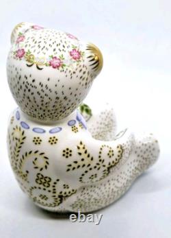 Royal Crown Derby Paperweight Prince George Christening Bear 2013 Ltd Ed 5/500