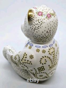 Royal Crown Derby Paperweight Prince George Christening Bear 2013 Ltd Ed 5/500