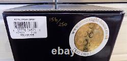 Royal Crown Derby Paperweight SEA LION BLACK Gold Stopper & Boxed with Cer't