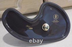 Royal Crown Derby Paperweight SEA LION BLACK Gold Stopper & Boxed with Cer't