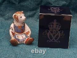Royal Crown Derby Paperweight Schoolgirl Gold Stopper 1st Quality inc Box