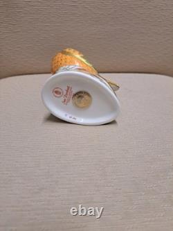 Royal Crown Derby Paperweight Sun Parakeet. Gold Stopper