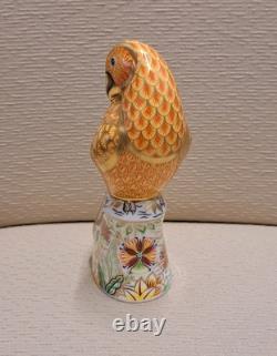 Royal Crown Derby Paperweight Sun Parakeet. Gold Stopper