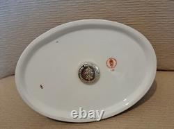 Royal Crown Derby Paperweight Swan Pair. Limited Edition. Gold Stoppers. Boxes