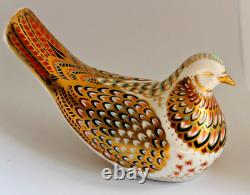 Royal Crown Derby Paperweight TURTLE DOVE 1st Quality Boxed