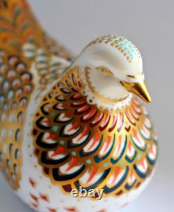 Royal Crown Derby Paperweight TURTLE DOVE 1st Quality Boxed